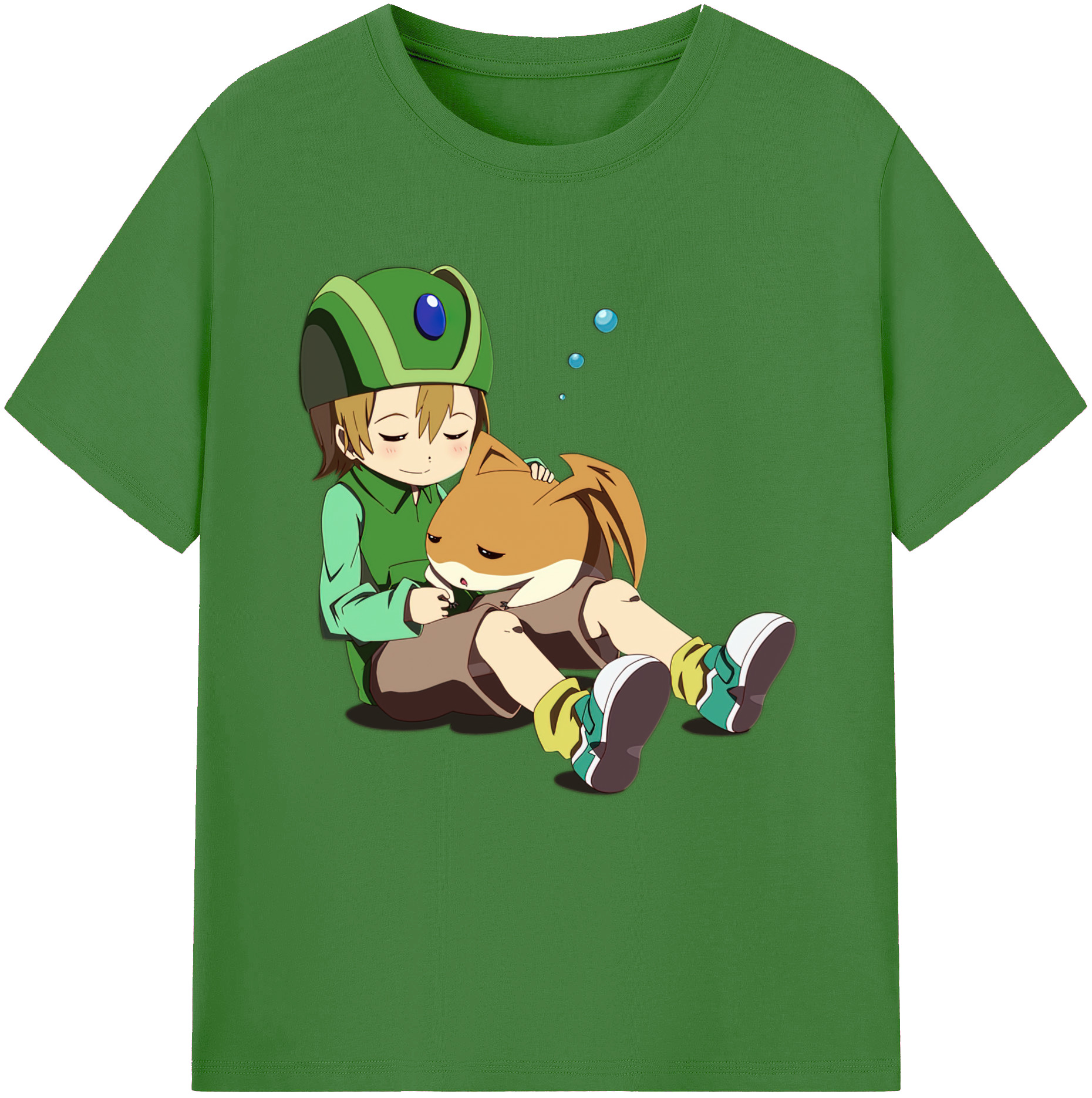（画像用） Digimon デジタルモンスター/デジモン レディースカジュアルプリントTシャツ（綿100％）